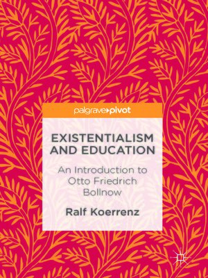 cover image of Existentialism and Education
